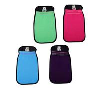 Healvian 4 piezas Manoplas Exfoliantes de Baño Dobles de Guantes Suaves para Ducha Limpieza Profunda de Piel para Exfoliar Espalda Brazos y Piernas Colores Surtidos