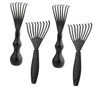 Healvian 4 Piezas Peine Limpiador Portátil Herramienta para Limpiar Cepillos de Pelo Limpiador de Peines para Uso Doméstico Diseño Compacto Fácil de Usar Removedor de Pelos de Airbag