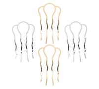 Healvian 4 Piezas peinetas de boda horquillas para el pelo de novia pasadores de pinzas para el cabello peinetas decorativas para el cabello de dama de honor
