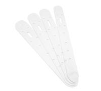 Healvian 4 Piezas Plantilla para Perforar Cinturón Guía de Marcado para Perforar Agujeros de Cinturón Acrílico Posicionamiento Preciso y Rápida Viaje y Punzonado Artesanal