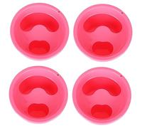 Healvian 4 Piezas tazones para remojo de uñas salon manicura nooves nails bowl Cutícula home cuencos para quitar la piel muerta a mano tazón de arte de uñas