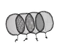 Healvian 4 Redecillas Pelo de Caballo Negras, Transpirables y Cómodas, Hechas de Nylon Encaje, Ideales para Ocasiones Formales y Niñas