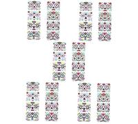 Healvian 40 Hojas Facial temporal maquillaje halloween maquillaje para halloween tatuajes temporales en la cara pegatinas pegatina de tatuajes de maquillaje de halloween