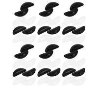 Healvian 40 Pares Almohadillas Nasales Adhesivo Fuerte Antideslizantes de Silicona Cómodas Herramientas para Gafas Ideales para Uso Diario Monturas de Plástico