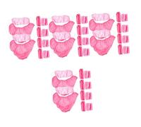 Healvian 40 Sets Sauna Panty Bra Trajes De Mujer Rosa Bralette Rosa Tirantes Colgando Señorita Tela No Tejida Rosa Sujetador De Mujer Señoras Ropa Interior Señora Lencería Ropa Interior De