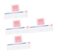 Healvian 4juegos Bolígrafos Punteadores De Cera Para Decoración De Uñas y Arte De Diamantes Herramientas De Recogida De Gemas y Pedrería Diseño Ergonómico Degradado y Tierra