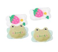 Healvian 4piezas Banda De Lavado Cara Muñequera Absorbente De Agua Banda De Cuidado y Limpieza y Práctica