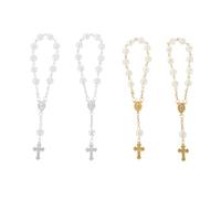 Healvian 4piezas Cadena De Dedo De De Bautismo para Ceremonias Sagradas Recuerdos para Bautizos De Niñas Decoración De Mesas De Comunión