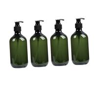 Healvian 4Piezas Cosméticos Presión para Loción Champú y Gel de Ducha Recipientes para Prácticas y Resistentes