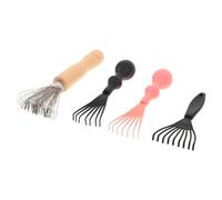 Healvian 4piezas Limpiador de Peines para Cepillos de Pelo Herramienta de Limpieza de Cerdas con Garras de Limpieza Unidades Mini Rastrillo de Alambre para Salón de Belleza