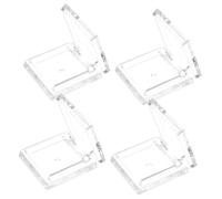 Healvian 4piezas Paleta De Sombras De Ojos Vacía y Recargable Para Cosméticos y Viajeros