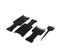 Healvian 4piezas Peines para Teñir el Cabello Kit de Pinceles y Tableros para Colorear para Iluminar y Peinar el Cabello Salón o Casa