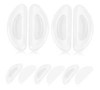 Healvian 5 Almohadillas Nasales Antideslizantes para Gafas de Silicona Suave Cómodas y Fáciles de Instalar para Soporte Nasal