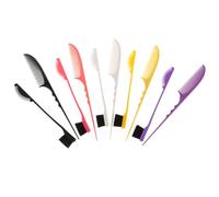 Healvian 5 Pares de Cepillos de Cejas y Peines de Punta Fina de Plástico y Nailon Doble Cara Multiusos para Peinar y Cardar Bordes Kit Profesional para Maquillaje y Peluquería Diaria