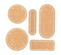 Healvian 5 Piezas Base para Bolsos de PU con Duraderas Protectores Inferiores de Bolsos de Cuero Almohadillas Moldeadoras Resistentes para Evitar y Prolongar Útil