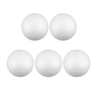 Healvian 5 Piezas Bola de Espuma para Manualidades, Modelo de Globo Terráqueo Esférico Fácil de Pintar Acabado Reutilizable para Proyectos Artísticos y Escolares