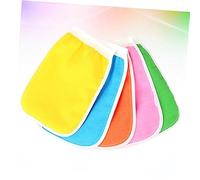 Healvian 5 Piezas bolas baño exfoliante piel guantes que no se frotan pelotas guantes lufa frotamiento guantes exfoliantes exfoliating gloves guantes Cuerpo Corea del Sur