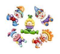 Healvian 5 Piezas de Dijes de Resina de Miniatura para Manualidades Decoración de Fundas de Teléfono y Accesorios Cabello Set Variado Detalles Finos para Scrapbooking y Bricolaje