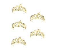 Healvian 5 Piezas de Serpiente Egipcia de Aleación con Incrustaciones de Circonitas Brillantes Tocado Retro para Novia y Fiesta de Disfraces Accesorio Versátil para Bodas y Halloween