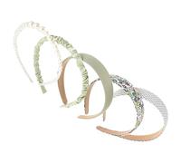 Healvian 5 Piezas Diademas de Perlas para Mujer de Anchos y Elegantes Accesorios de Playa Versátiles para Ocasiones Casual y Formal