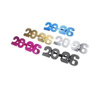 Healvian 5 Piezas Gafas Brillantes de Año para Accesorios para Graduación y Fotografía Decoraciones Divertidas para Celebraciones de Fin de Año y Navidad
