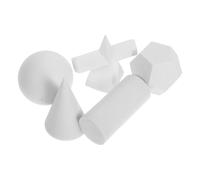 Healvian 5 Piezas Modelo de Boceto de Resina, Formas Geométricas 3D Variadas (Esfera, Cilindro, Cono, Dodecaedro, Tetraedro), Práctica para Dibujo Artístico y Educación Escolar