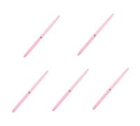 Healvian 5 Piezas Pluma De Dibujo De Arte De Uñas Herramienta De Uñas Pluma De Puntos De Diamantes De Imitación Pincel Acrílico Para Uñas Rosa Traje De Polvo Tubo De Cobre Dibujar Flores