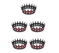 Healvian 5 Piezas Tiaras Barrocas de Aleación, Tiara Vintage para Mujer y