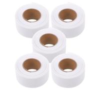 Healvian 5 Rollos Cinta de Coser para Dobladillos de Poliéster Estructura Espina de Pescado, 5 Rollos para Costura Profesional y Confección de Ropa