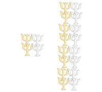 Healvian 5 Series Broche Insignia Broche Vintage Broches Decorativos Símbolo Pin De Solapa Para Mujeres Pin Decorativo Para Pañuelo Broche Con Símbolo De Psicología Clips 4 piezas x 5