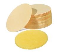 Healvian 50 Esponjas Limpiadoras Faciales Exfoliantes Cosméticas Para Spa y Maquillaje Reutilizables