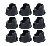 Healvian 50 Pcs Anillo amortiguador círculos de de anillos de aguja para tatuajes suministro de tatuajes accesorios de para tatuar gel de sílice Black