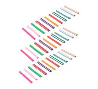 Healvian 50 Pcs arte de uñas pegatinas adornos de arcilla pegatinas de uñas scrapbooking libreta accesorios de uñas bastón bricolaje arte de uñas bastones de arcilla clavo caña Polímero