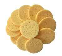 Healvian 50 Piezas Esponjas Faciales de Celulosa Natural Esponjas Desmaquillantes Redondas para Limpieza Facial Diaria Suaves y para Cuidado