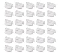Healvian 500 hebillas de cuerda para el cabello: accesorios para el cabello DIY para niñas, hebillas de plástico con cierre, pinzas para sujetar de caballo, decoración artesanal para sombreros,