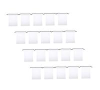 Healvian 50piezas Zapatos de Viaje Organizadores de Zapatos Bolsas de Almacenamiento Portátiles Cordón para Pestañas y Otros Usos