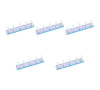 Healvian 5juegos Soporte De Práctica De Uñas De Transparente Exhibidor De Tips Para Manicura Rack De De Portátil y Conveniente Para Técnicas De Uñas