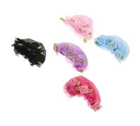 Healvian 5piezas Cabello Bordes Cubierta Elástica Para Recogidos De Danza y Gimnasia Accesorios Para Bailarinas
