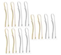 Healvian 6 Pares De Correas Del Sujetador Accesorios De Ropa Interior Extensiones De Sujetador Vestido De Correas Nylon Cinta De Oro Cruz Correa Del Sujetador Las Mujeres Correas Del