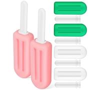 Healvian 6 piezas Chewies de Silicona Forma de Paleta con Asas para Ejercicio Masetero Alineadores y Brackets Material Seguro