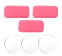 Healvian 6 Piezas Organizador de Almohadillas de Pestañas de Silicona Soporte Portátil para Extensiones de Pestañas para Profesional y Personal Material Duradero y Antiestático Práctico y