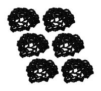 Healvian 6 Piezas Redecillas Elásticas para Moños de Ballet Malla Invisible Transpirable Soporte Seguro para Bailarinas Aptas para Oficina y Patinaje