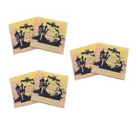 Healvian 60 Servilletas De Halloween Suministros Para Fiestas De Halloween Vajilla De Halloween