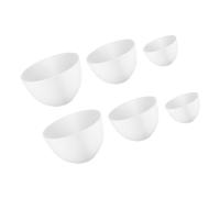 Healvian 6piezas Cuenco De Silicona Para Mascarillas Bol Facial De Silicona Set De Tazones Para Mezclar Mascarillas Faciales Cosméticos y Cuidado Facial Casa