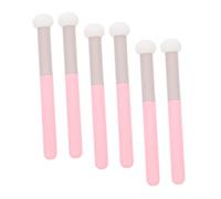 Healvian 6piezas Esponja Para Brocha Correctora Brocha De Maquillaje Con Cabeza De Hongo De Aplicadores De Maquillaje Portátiles Para Base y Corrector Diario