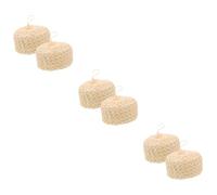 Healvian 6piezas Esponjas De Baño Agave Bolas Exfoliantes Para Ducha Scrubbers Redondos Limpieza y Masaje Corporal Suaves y Efectivas