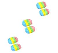 Healvian 6piezas Esponjas De Baño Ovaladas De Algas De Esponjas Exfoliantes Para Cuerpo Suaves y Naturales Para Piel Sensible y Masajes Herramientas De Baño