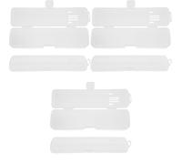 Healvian 6piezas Estuche De para Cepillo De Dientes y Pasta Caja De Almacenamiento Portátil De Transparente Diseño para y Camping