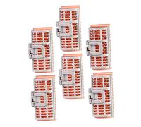 Healvian 6piezas Rulos De Pelo Con Clips De Resorte Herramientas Para Peinados Diy Seguro Para Tipo De Cabello Fáciles De Usar y Transportar Para Ondas y Rizos Naturales Casa