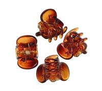 Healvian 72piezas Mini Horquillas Antideslizantes Para Niñas y Mujeres De Clips De Pelo Colores Marrón y Brillantes Accesorios De Moda Para Decorar y Sujetar El Flequillo
